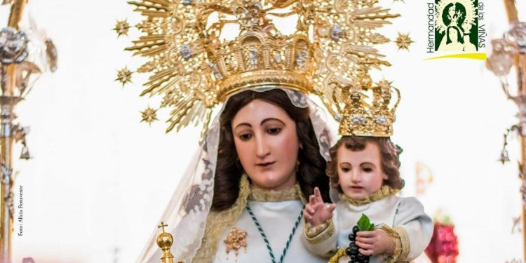 Unción de enfermos, Triduo y procesión, entre los actos religiosos en honor a la Virgen de las Viñas en Feria y Fiestas