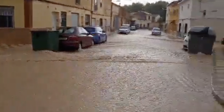 El temporal en Albacete registra tormentas con trombas de agua, granizo y rachas de viento