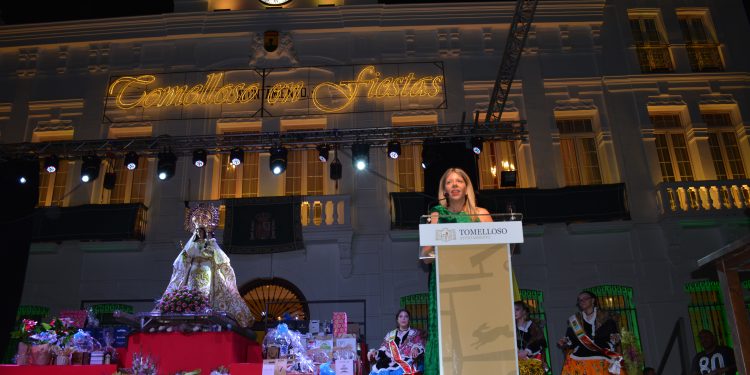 Inmaculada Jiménez reivindica en el Voto a la Patrona el espíritu de sacrificio de Tomelloso, que consigue lo que se propone