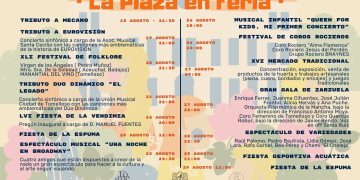 Tributos a Mecano, el Dúo Dinámico o Eurovisión, entre la programación de «La Plaza en Feria»