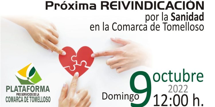 La Plataforma Pro Servicios de Tomelloso convoca una reivindicación por la Sanidad el próximo 9 de octubre