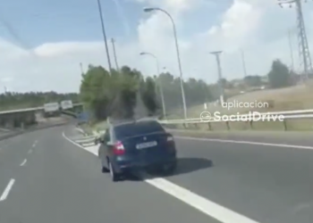 Se hace viral conduciendo temerariamente por Toledo, al cambiar continuamente de carril impidiendo adelantar