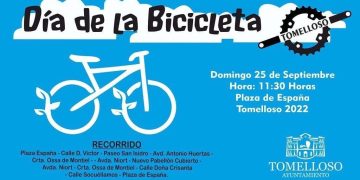 Regresa, después de dos años, el Día de la Bici a Tomelloso este domingo 25 de septiembre