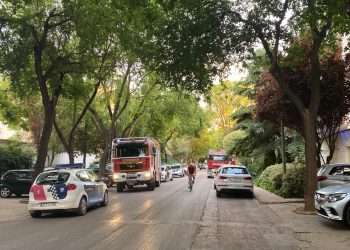 Extinguido un incendio en un garaje del Paseo San Isidro de Tomelloso