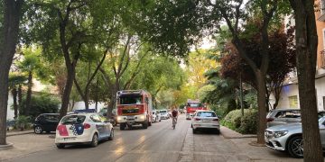 Extinguido un incendio en un garaje del Paseo San Isidro de Tomelloso