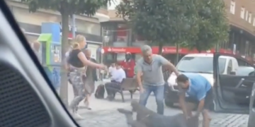Se hace viral el video en el que dos conductores protagonizan una brutal pelea en plena calle en Toledo