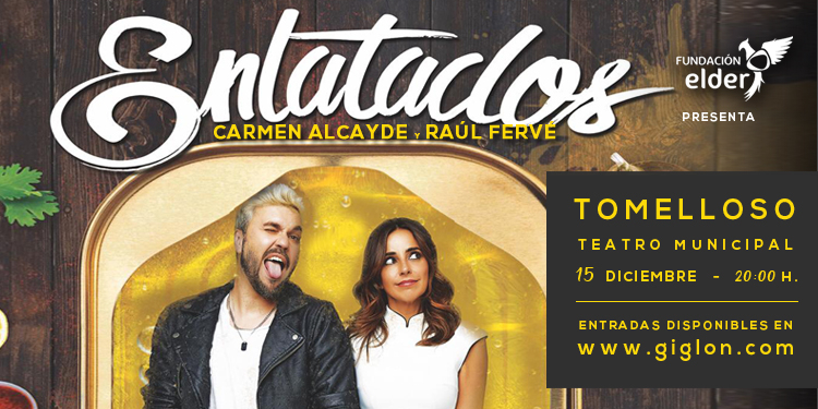 Fundación Elder presenta «Enlatados» con Carmen Alcayde y Raúl Fervé el próximo 15 de diciembre en Tomelloso