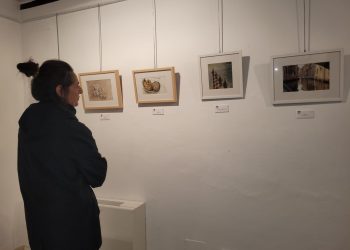 La Asociación de Acuarelistas de Tomelloso inaugura su nueva exposición en la Posada de los Portales