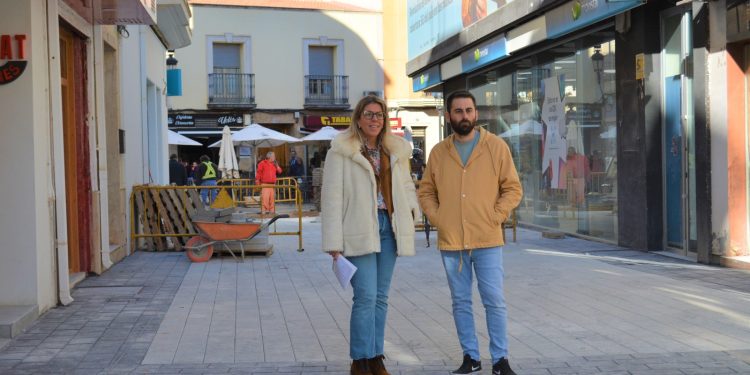 Así avanzan las obras de remodelación de la calle Galileo de Tomelloso después de dos meses de trabajo
