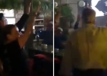 VÍDEO: El polémico bar castellano-manchego en el que los clientes cantan el «Cara al sol» con el brazo en alto
