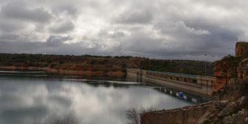 Las últimas lluvias hacen crecer el pantano de Peñarroya hasta el 70% de agua aunque la media española se sitúa en un 48%