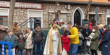 Broche de oro a San Antón en Tomelloso con una gran procesión y mucha participación en la bendición de animales