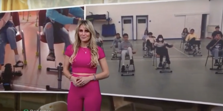 El video de las noticias de Antena 3 sobre los pupitres con pedales del colegio Félix Grande de Tomelloso