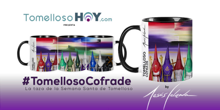 Tomelloso Hoy presenta la taza conmemorativa de la Semana Santa de nuestra ciudad diseñada por Jesús Calzada