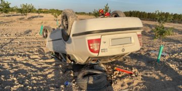 Un herido tras salirse de la vía con el vehículo que conducía en la carretera CM-400 de Alcázar de San Juan