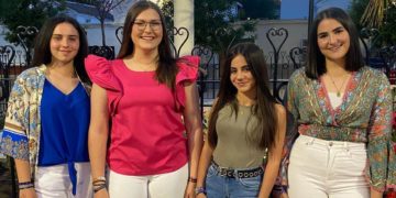 Patricia Bono, Sofía Parra, Julia Salinas y Mireia Carramolinos serán las «Dulcineas» del Barrio del Carmen 2023