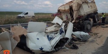 Muere un hombre de 72 años tras la colisión de su camión con otro vehículo pesado en la autovía A-5 de Toledo