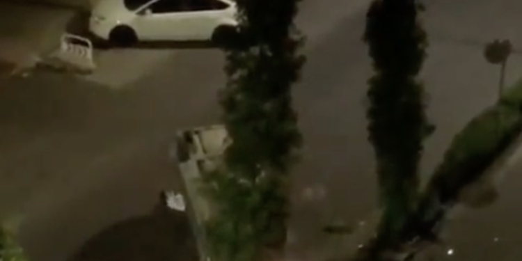 Graban la peculiar reacción de un conductor que «hace la croqueta» tras volcar con su vehículo en Talavera de la Reina