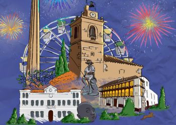 Presentado el cartel «Alegrías de Tomelloso», que anunciará la Feria y Fiestas de este año 2023, cuyo autor es el artista David Mansilla Nieto