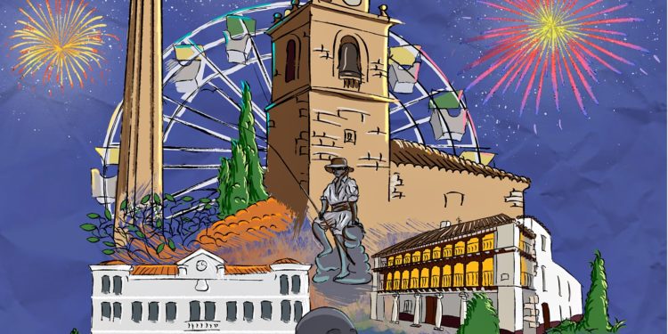 Presentado el cartel «Alegrías de Tomelloso», que anunciará la Feria y Fiestas de este año 2023, cuyo autor es el artista David Mansilla Nieto