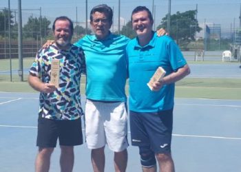 Juan Caballero, del Club Codetosa, subcampeón de Castilla-La Mancha de tenis en la competición de veteranos