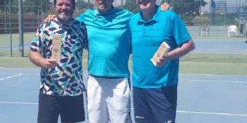 Juan Caballero, del Club Codetosa, subcampeón de Castilla-La Mancha de tenis en la competición de veteranos