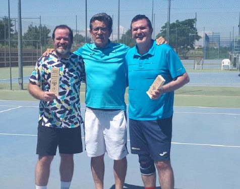 Juan Caballero, del Club Codetosa, subcampeón de Castilla-La Mancha de tenis en la competición de veteranos