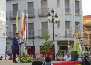 Javier Navarro reivindica en el Voto a la Patrona «la vid de la vida donde se cuida, se alimenta el alma y se fortalece el espíritu»