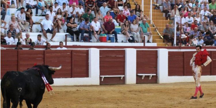 El torero tomellosero Antonio Linares sale por la puerta grande de la plaza de toros de Socuéllamos tras cortar tres orejas