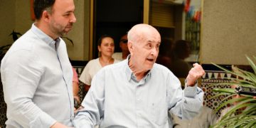 Regresa la tradicional visita a las personas mayores de la Residencia San Víctor en la Feria y Fiestas de Tomelloso