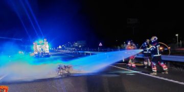 Muere un hombre de 52 años después de incendiarse la moto que conducía por la autovía A-5 de Toledo
