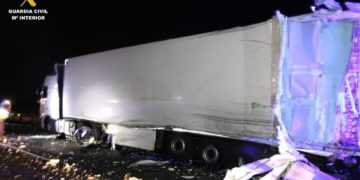 Detenido el conductor que provocó un accidente en la A-43 a la altura de Argamasilla de Alba en el que murió su acompañante