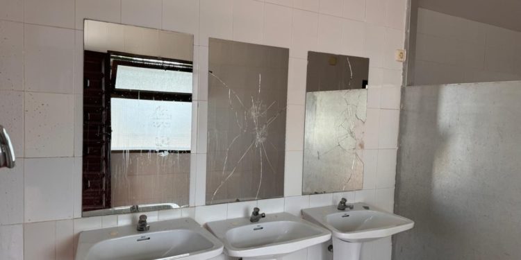 Denuncian un acto vandálico en los cuartos de baño del Santuario de Pinilla de Tomelloso