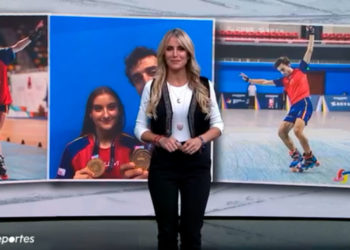 El vídeo de «Antena 3 Noticias» sobre Inma García, la tomellosera que se ha proclamado Campeona del Mundo de Patines en China