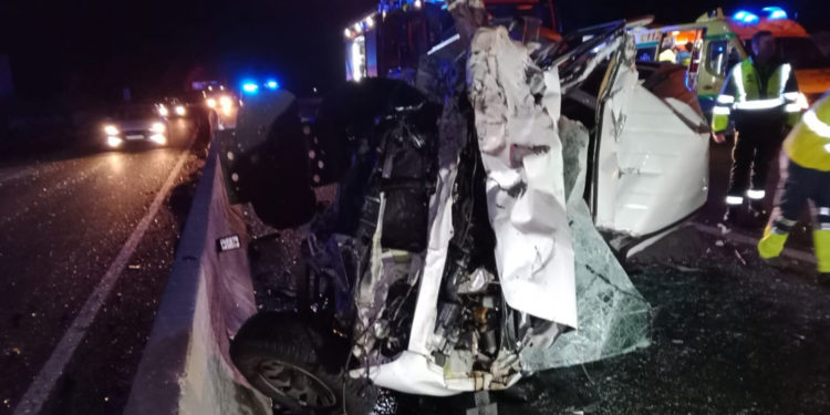 Muere una mujer de 31 años en uno de los accidentes de circulación más graves de la Navidad en Castilla-La Mancha