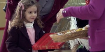 Carla Martínez Francisco, la pequeña de seis años de Tomelloso que participa en series de televisión como «Amar es para siempre» de Antena 3