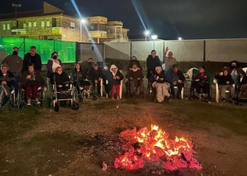 Las imágenes de las hogueras de San Antón que se han celebrado en su día en Tomelloso, a pesar de la climatología adversa