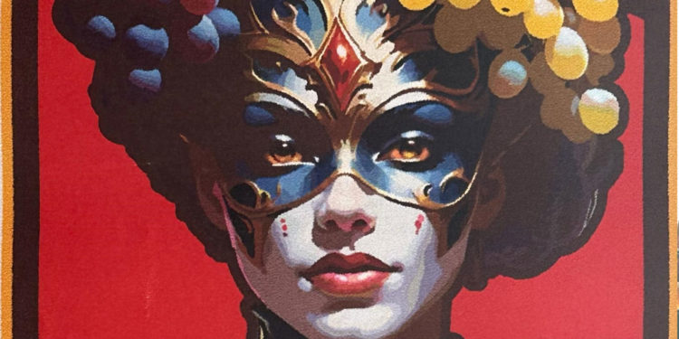 Este es el cartel del carnaval de Tomelloso de este año 2024, que ha sido diseñado por José Antonio Jiménez López