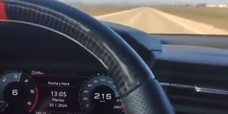 El vídeo de un joven de Toledo investigado por circular a 215 km/h en un tramo limitado a 90 que compartió en redes sociales