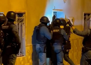 El vídeo de la detención en Albacete de 12 personas de una organización criminal especializada en robos con violencia y venta de drogas