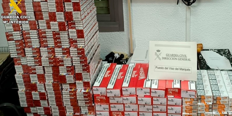 La Guardia Civil incauta tabaco de contrabando por valor de 15.000 euros en la localidad de Almudariel