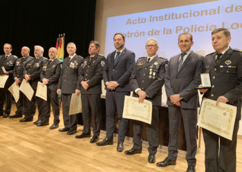 Javier Navarro destaca la labor “diaria e incansable” de la Policía Local de Tomelloso en la celebración de la festividad de su patrón