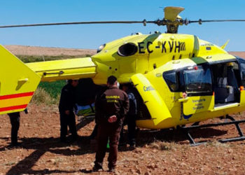 Accidente en una explotación agrícola de Tomelloso: Un hombre de 57 años es arrollado por su propio tractor