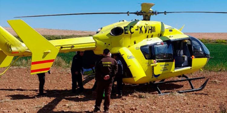 Accidente en una explotación agrícola de Tomelloso: Un hombre de 57 años es arrollado por su propio tractor