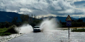 Cortadas 3 carreteras de Ciudad Real por las abundantes lluvias de las últimas horas