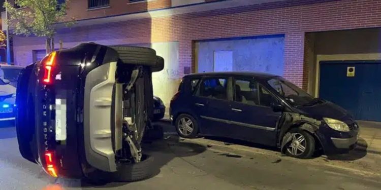 Denuncian al conductor ebrio que volcó su vehículo este fin de semana en Ciudad Real