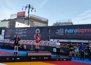Las tomelloseras Inmaculada García y Clara Serna se alzan con el segundo y cuarto premio de la primera Copa del Mundo de Patinaje en Italia