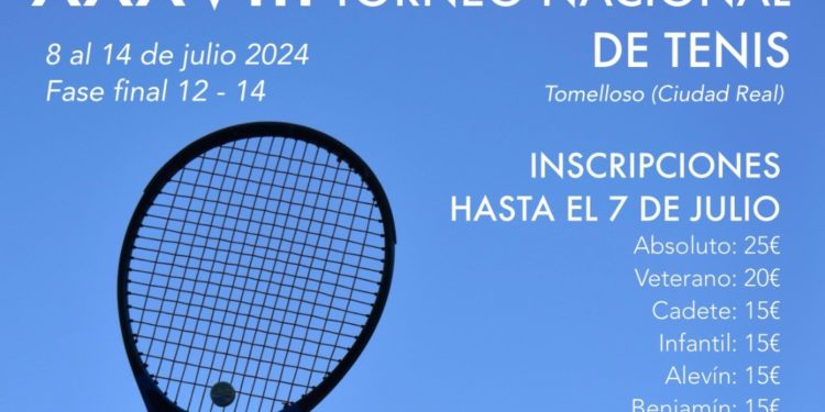 El XXXVIII Torneo Nacional de Tenis PRAMAR tendrá lugar en el Club Codetosa de Tomelloso del 8 al 14 de julio