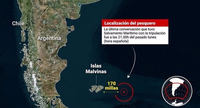 Una bióloga castellanomanchega, entre las supervivientes del naufragio del buque Argos Georgia en las Islas Malvinas, que deja 8 muertos