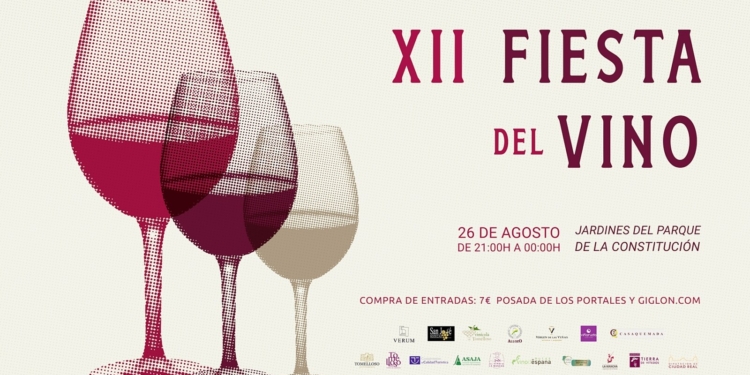 Ya están a la venta las entradas para la XII Fiesta del Vino que se celebrará el 26 de agosto en Tomelloso